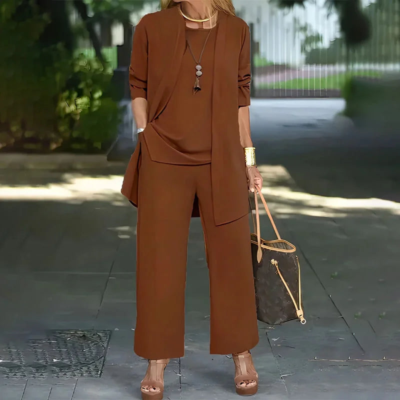 ✨ Komplet Amelia™ – elegancki damski zestaw 3-częściowy o luźnym kroju