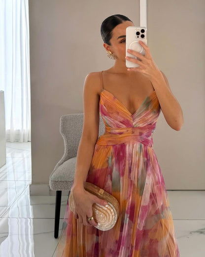 La Scintilla™ | Długa sukienka Maxi Eleganza Floreale