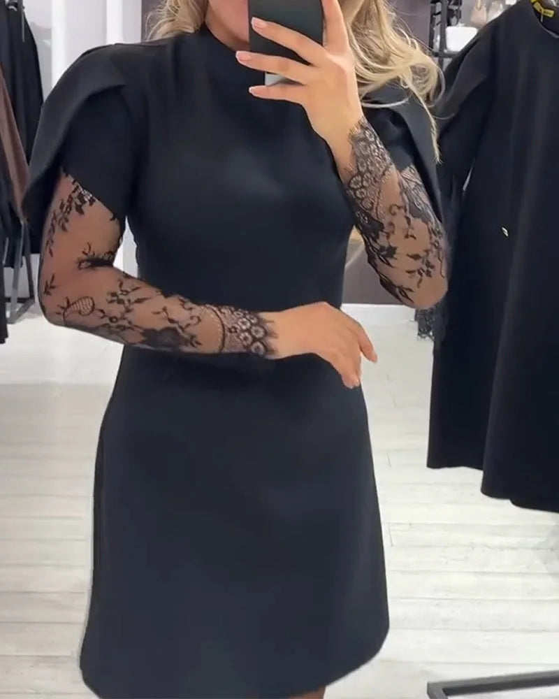 ✨ Sukienka HELENA™ — klasyczna elegancja z koronkowym akcentem