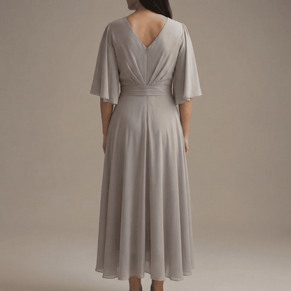 Ewelina | Elegancka sukienka szyfonowa