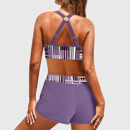 Janka™ | Żebrowane bikini z wysokim stanem