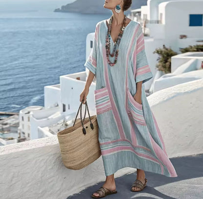 Mary™ | Elegancka letnia sukienka plażowa maxi